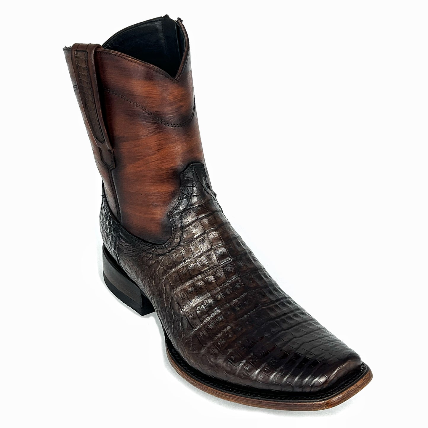 EMMA BROWN CROCODRILO BOOTS DUBAI