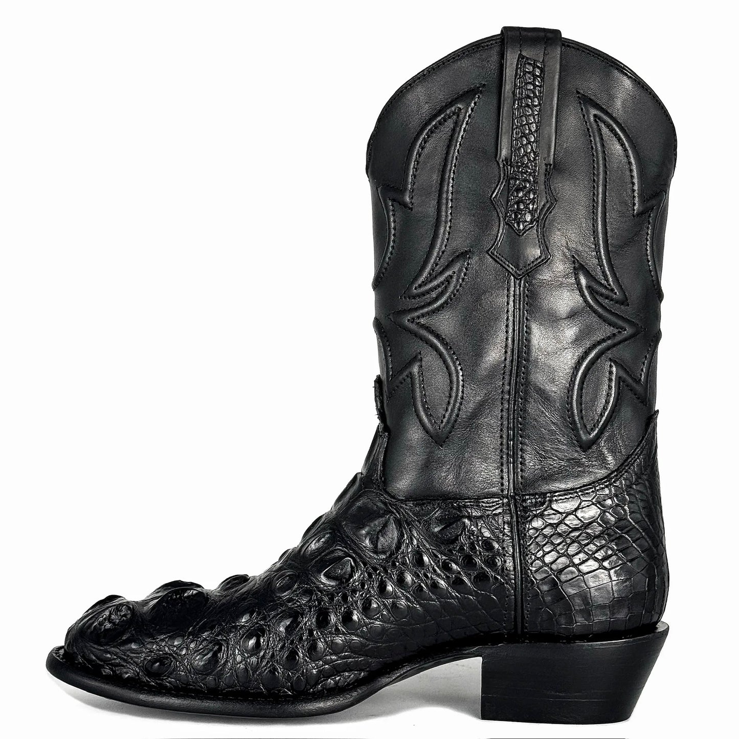MÁXIMO NEGRO NUCA DE COCODRILO ALLIGATOR OVAL