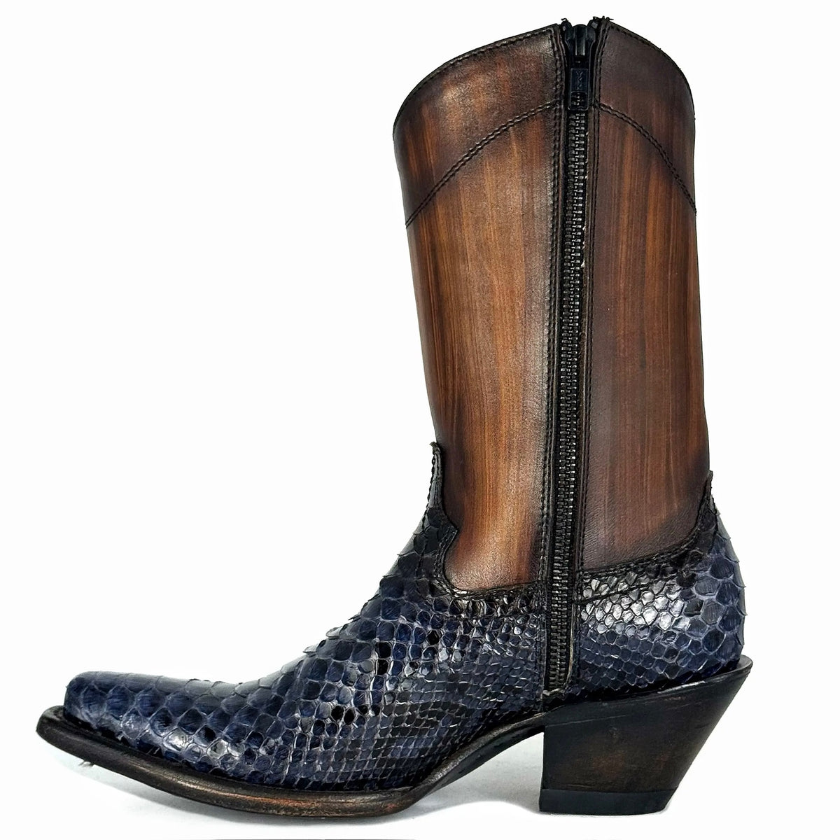 EMMA BROWN PITON BOOTS 