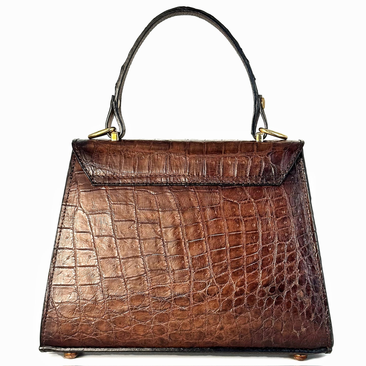 BOLSA COCODRILO BROWN PARA DAMA