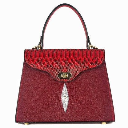 BOLSA MANTARRAYA/PITON RED DAMA