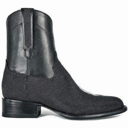 EMMA NEGRO MANTARRAYA CON DIAMANTE OVAL