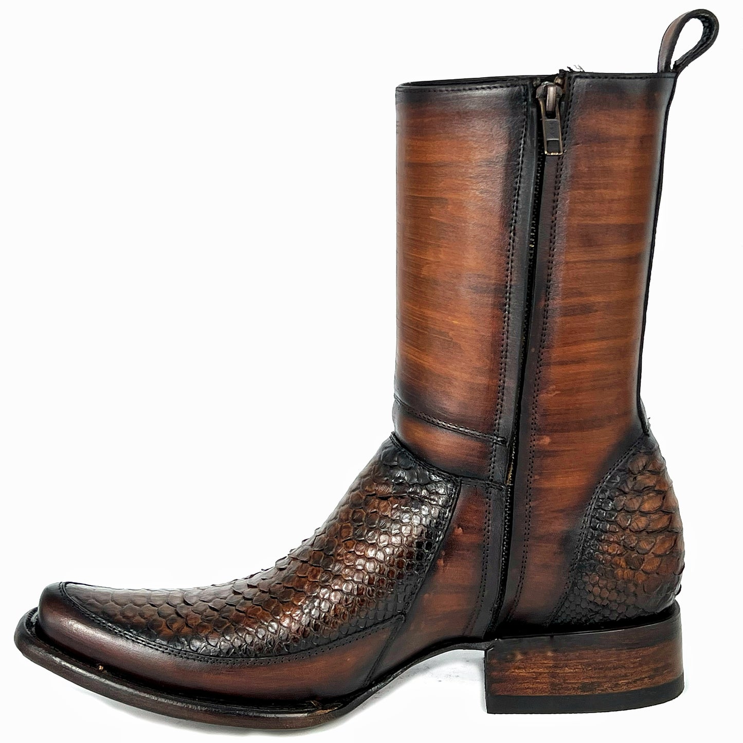 EMILIO BROWN PITON BOOTS 