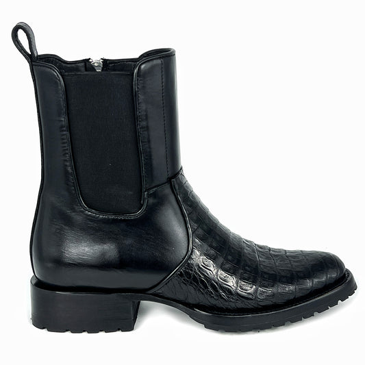 CARLO BROWN PITON BOOTS 