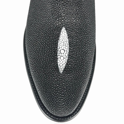 EMMA NEGRO MANTARRAYA CON DIAMANTE OVAL