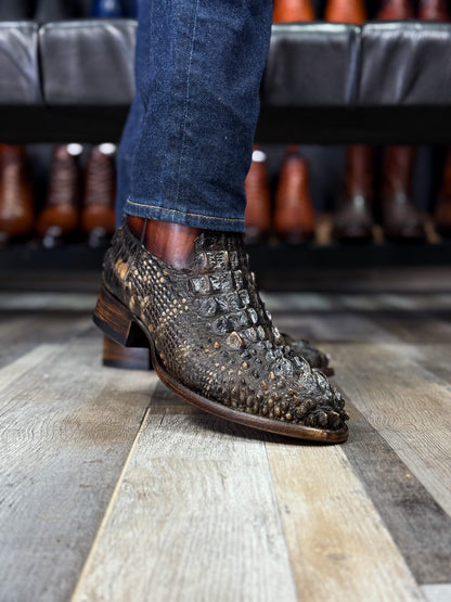 EMMA NATURAL NUCA DE COCODRILO BOOTS OVAL