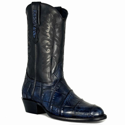 COWBOY AZUL DE COCODRILO ALLIGATOR OVAL