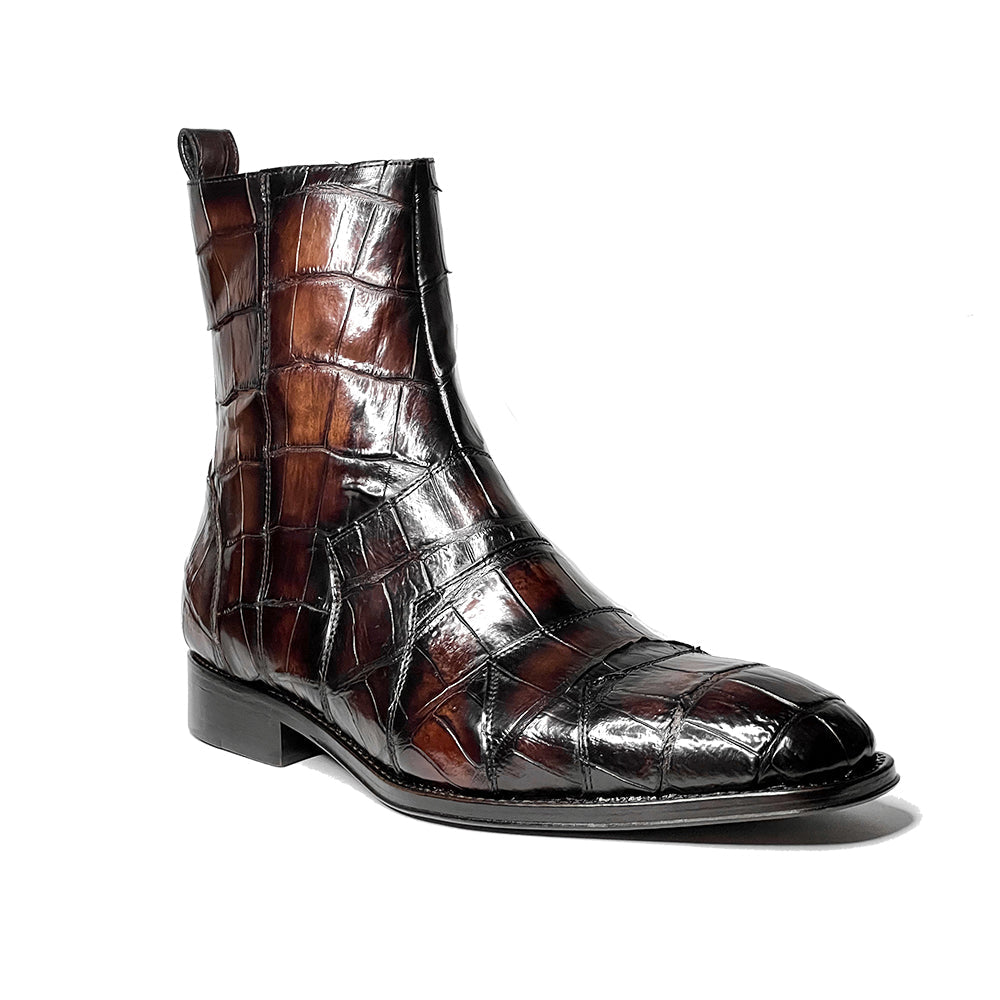 EDWARD DARK BROWN COCODRILO MORELETI