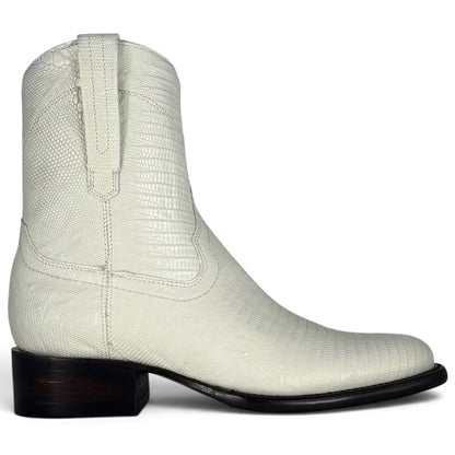 EMMA BLANCA FULL DE LIZARD OVAL