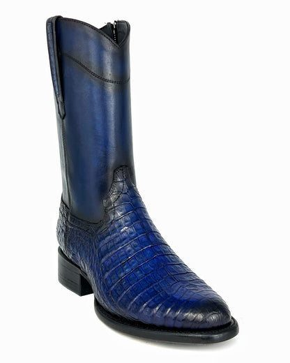 EMMA HIGH BLUE COCODRILO FUSCUS OVAL