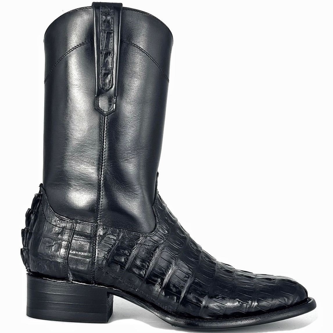 CARLO BROWN PITON BOOTS 