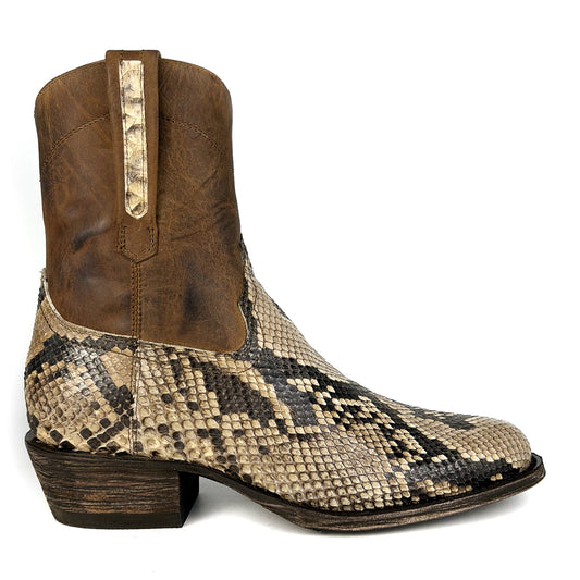 EMMA NATURAL PITON BELLY BOOTS OVAL