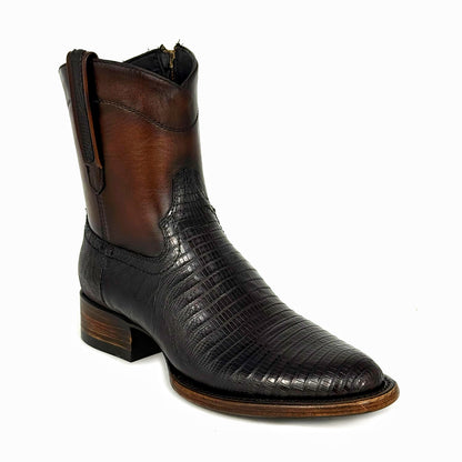 EMMA BROWN LIZARD BOOTS 