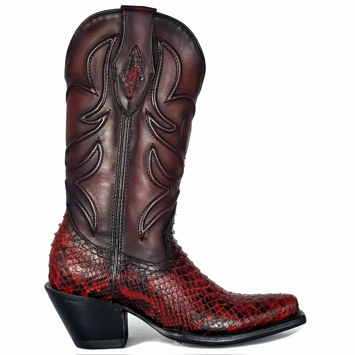EMMA BROWN PITON BOOTS 