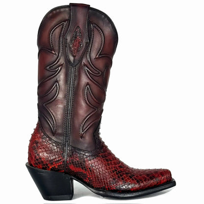 EMMA BROWN PITON BOOTS 
