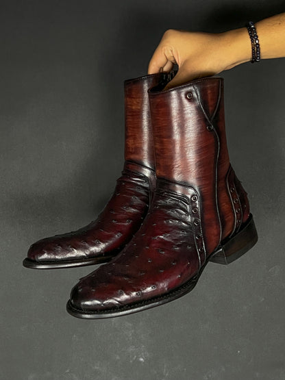 SEBASTIAN AVESTRUZ BOOTS