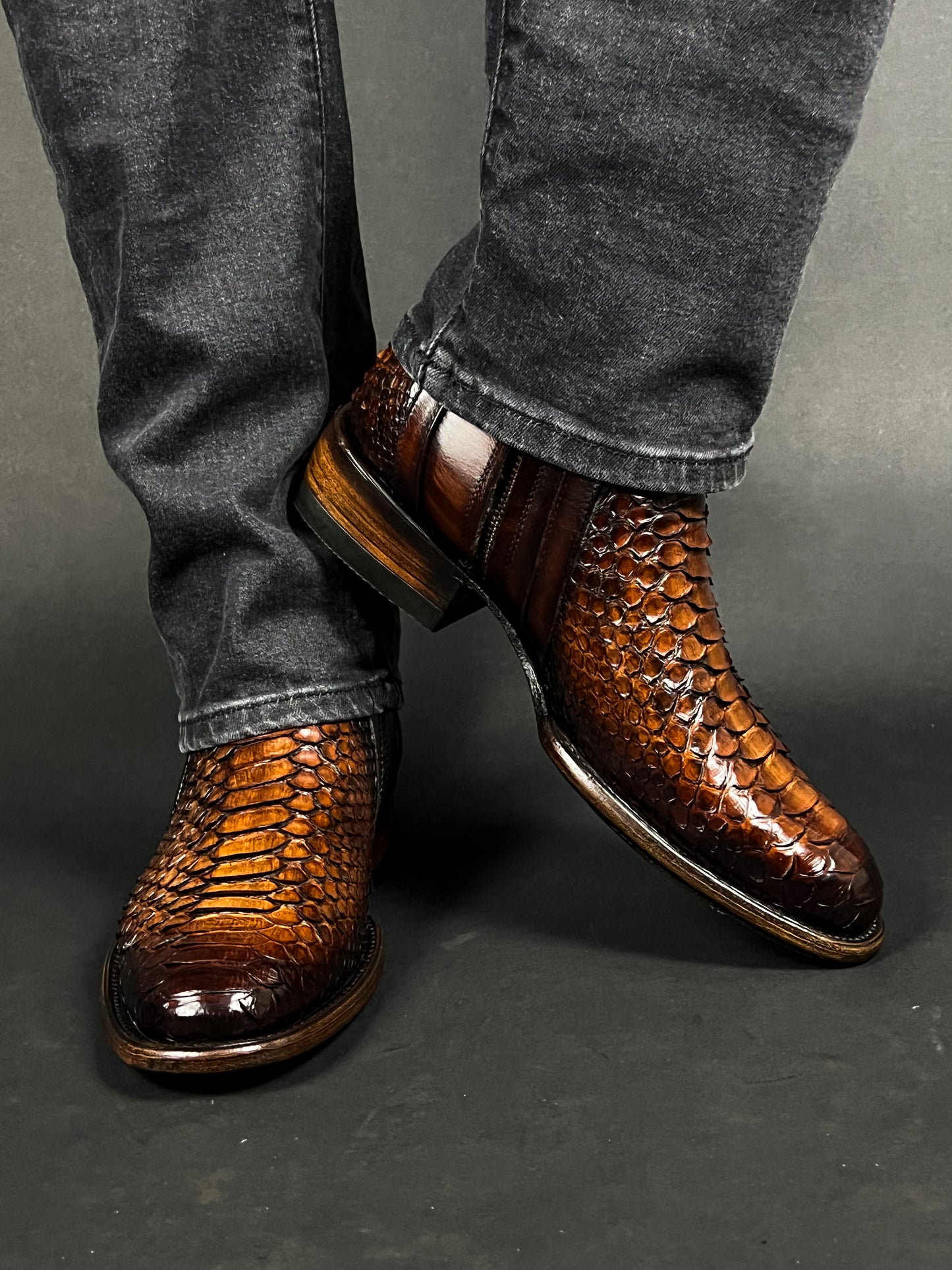 SEBASTIAN BROWN PITON BOOTS