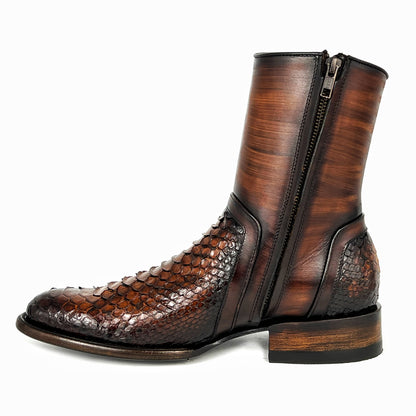 SEBASTIAN BROWN PITON BOOTS