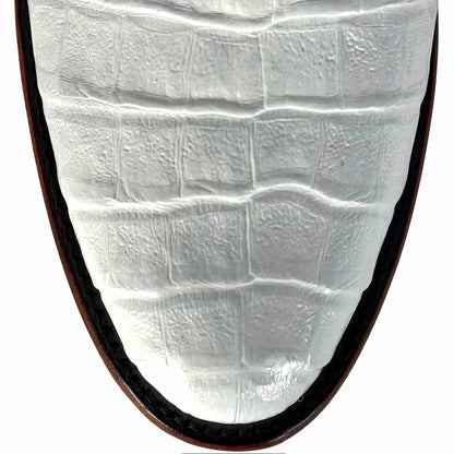 EMMA BLANCO COCODRILO FUSCUS OVAL