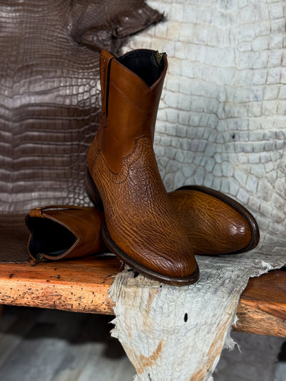 EMMA BROWN PITON BOOTS 