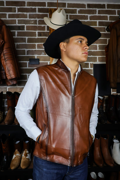 CHALECO BROWN BORREGO PELIBUEY