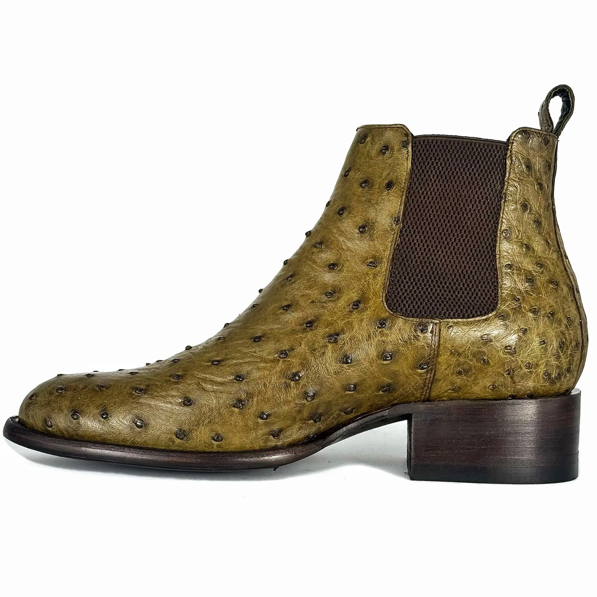 CHELSEA VERDE AVESTRUZ OVAL