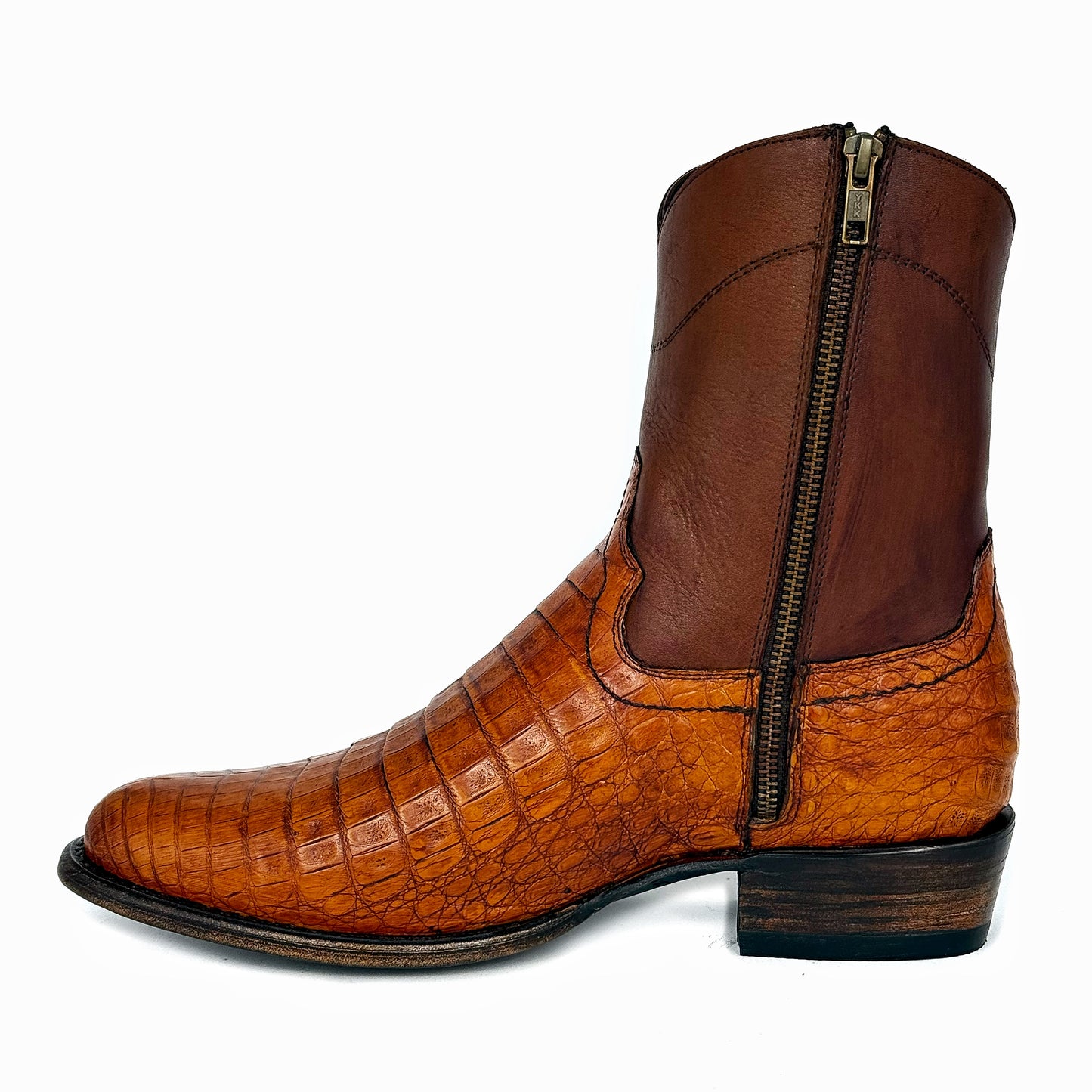 EMMA MIEL COCODRILO BOOTS OVAL