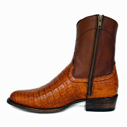 EMMA MIEL COCODRILO BOOTS OVAL