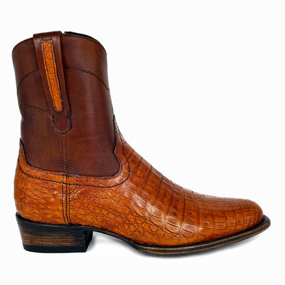 EMMA MIEL COCODRILO BOOTS OVAL