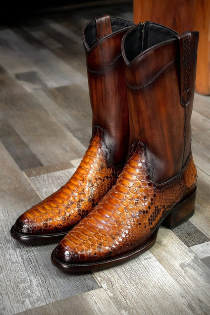 EMMA HIGH HONEY PYTHON OVAL