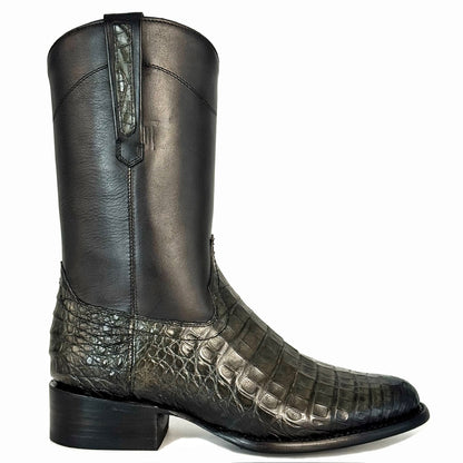EMMA HIGH GRIS COLA BELLY COCODRILO FUSCUS OVAL
