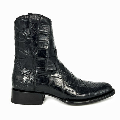 EMMA BLACK FULL COCODRILO BOOTS