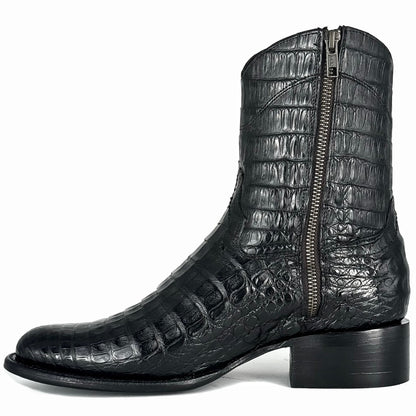 EMMA BLACK FULL COCODRILO FUSCUS OVAL