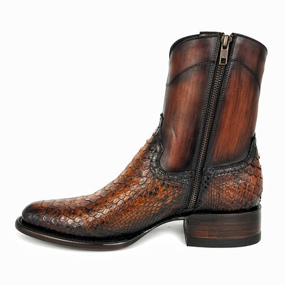 EMMA BROWN PITON BOOTS