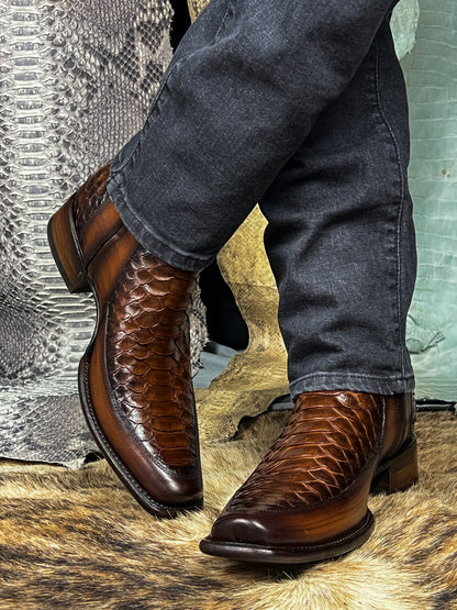 EMILIO BROWN PITON BOOTS