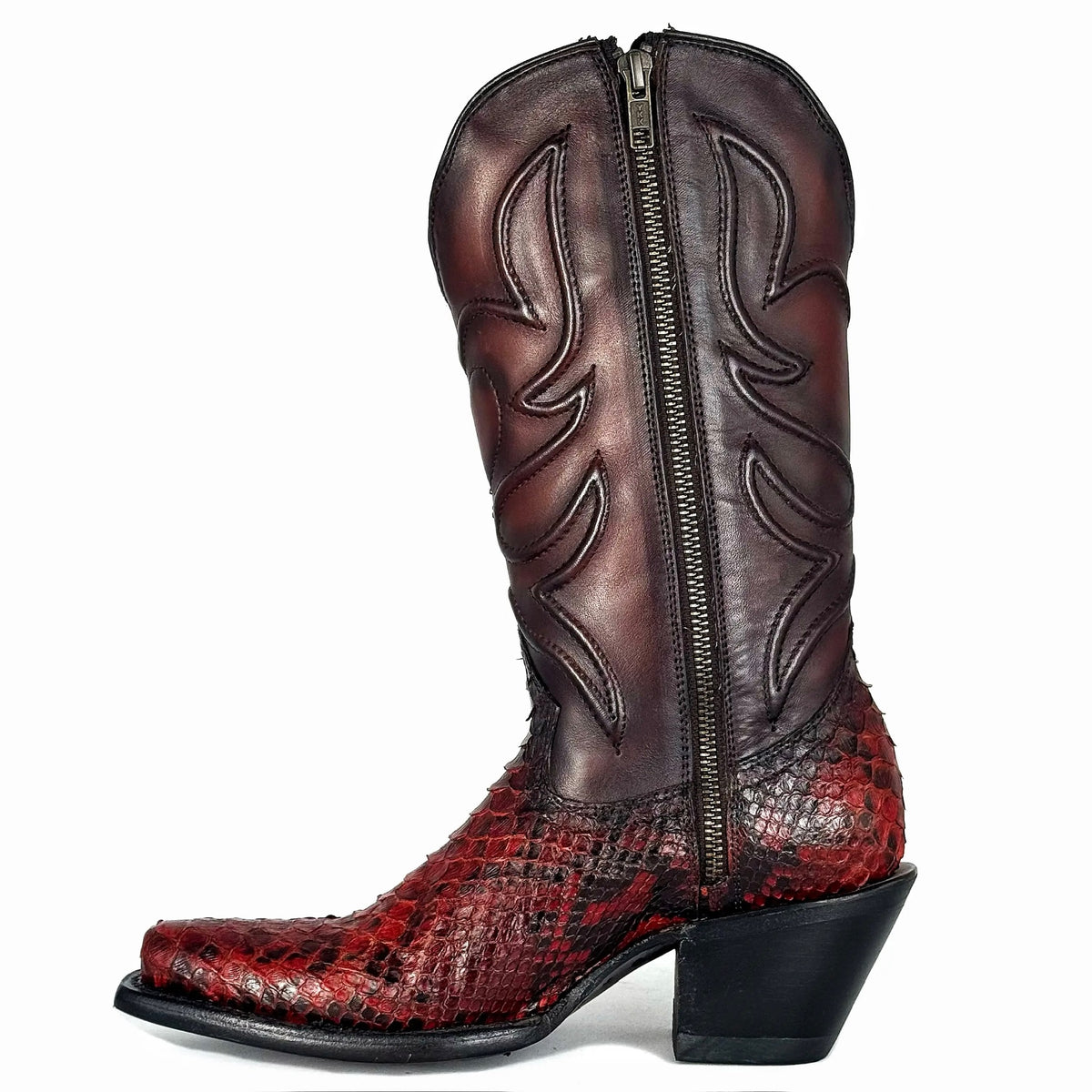 EMMA BROWN PITON BOOTS 