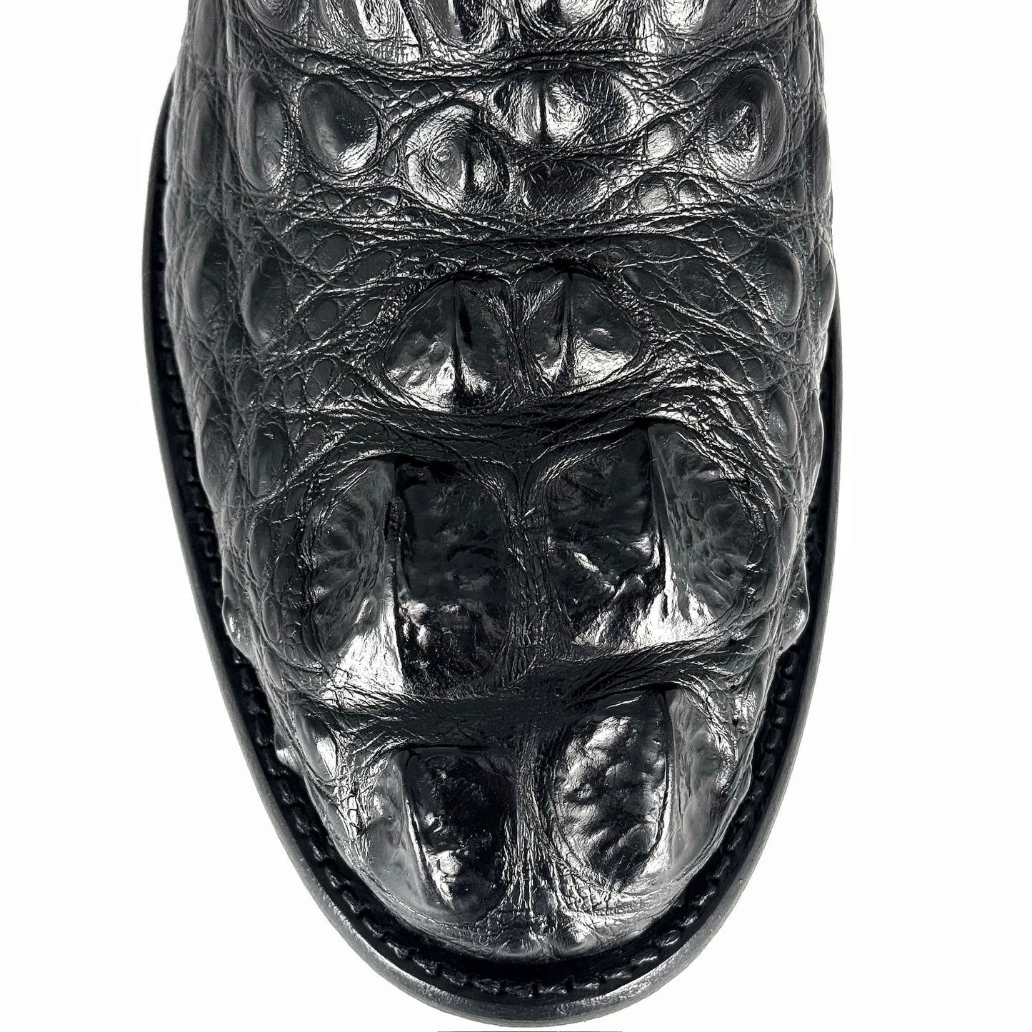 MÁXIMO NEGRO NUCA DE COCODRILO ALLIGATOR OVAL