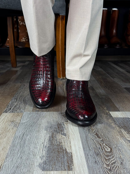 EMMA BROWN PITON BOOTS 