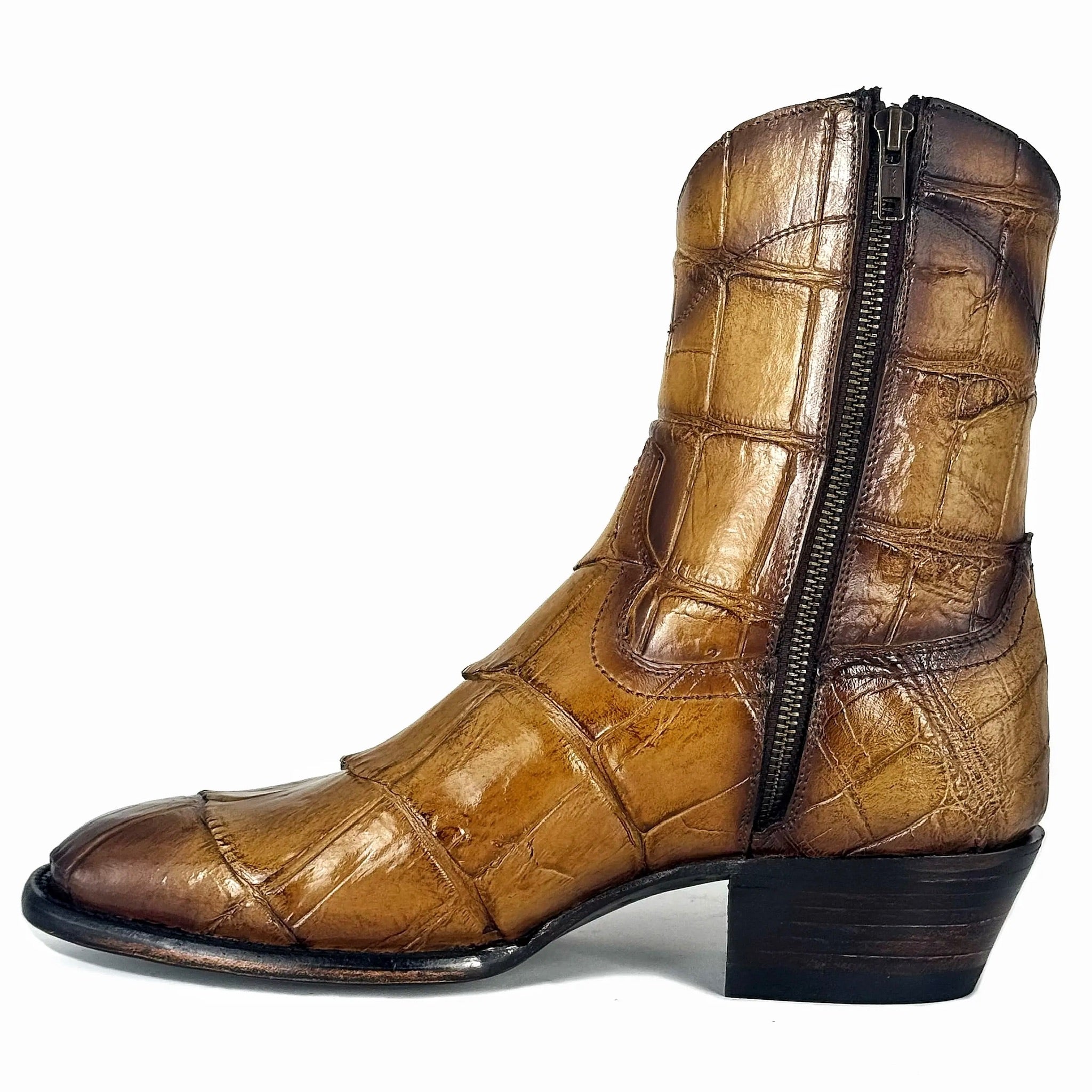 EMMA FULL BEIGE COCODRILO ALLIGATOR FRANCESA
