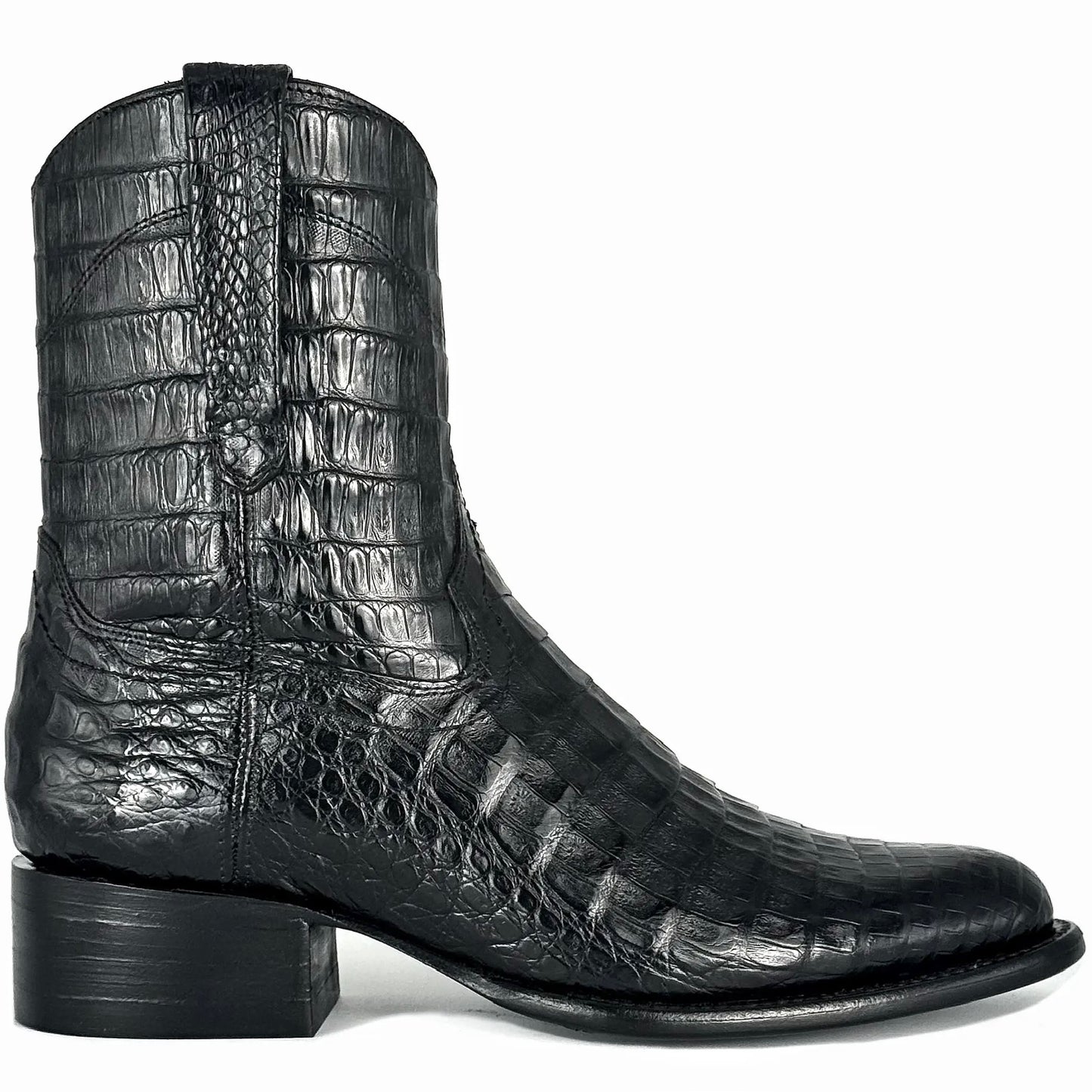 EMMA BLACK FULL COCODRILO FUSCUS OVAL