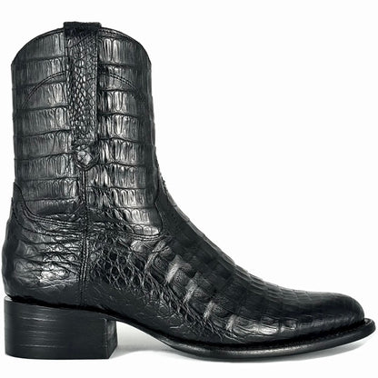 EMMA BLACK FULL COCODRILO FUSCUS OVAL