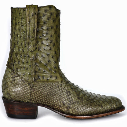 ARTHUR FULL PITON & AVESTRUZ BOOTS OVAL