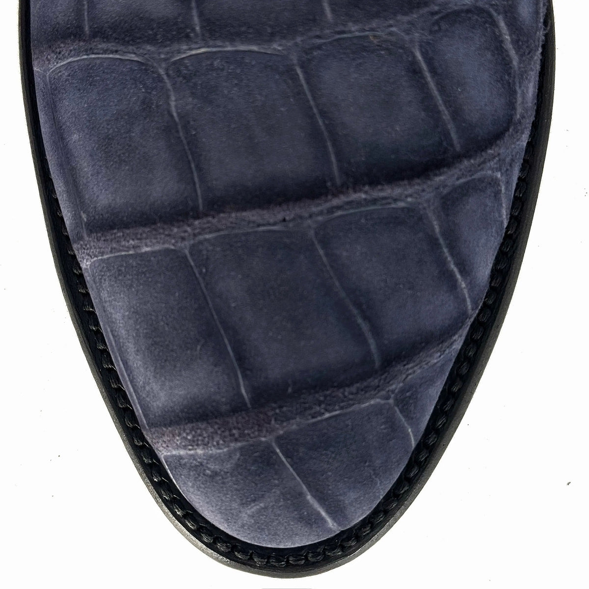 COWBOY AZUL NOBUCK COCODRILO ALLIGATOR OVAL