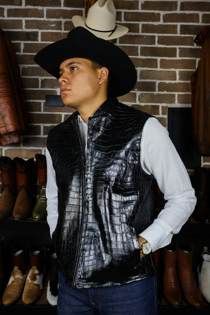 CHALECO BLACK COCODRILO
