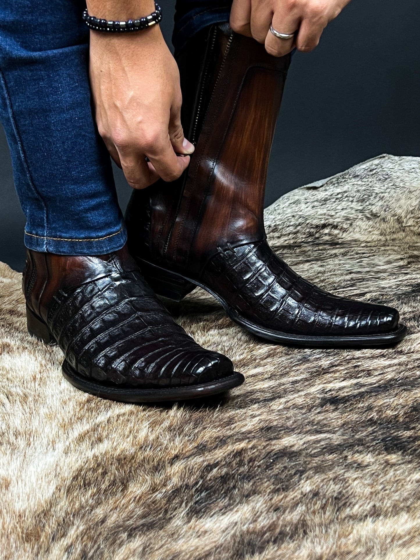 PAULO BROWN COCODRILO BOOTS ESPAÑA