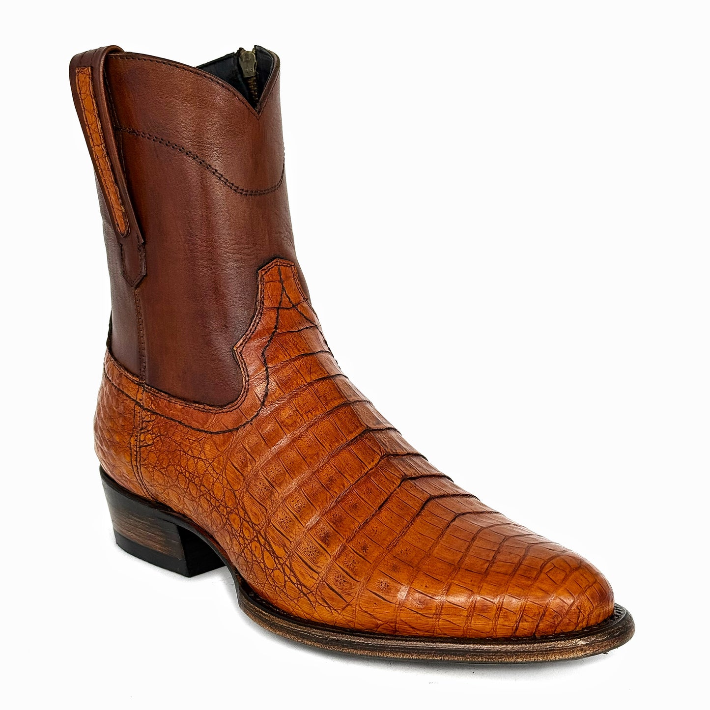 EMMA MIEL COCODRILO BOOTS OVAL