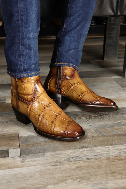 EMMA FULL BEIGE COCODRILO ALLIGATOR FRANCESA