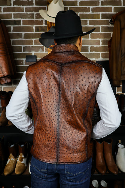 CHALECO BROWM AVESTRUZ