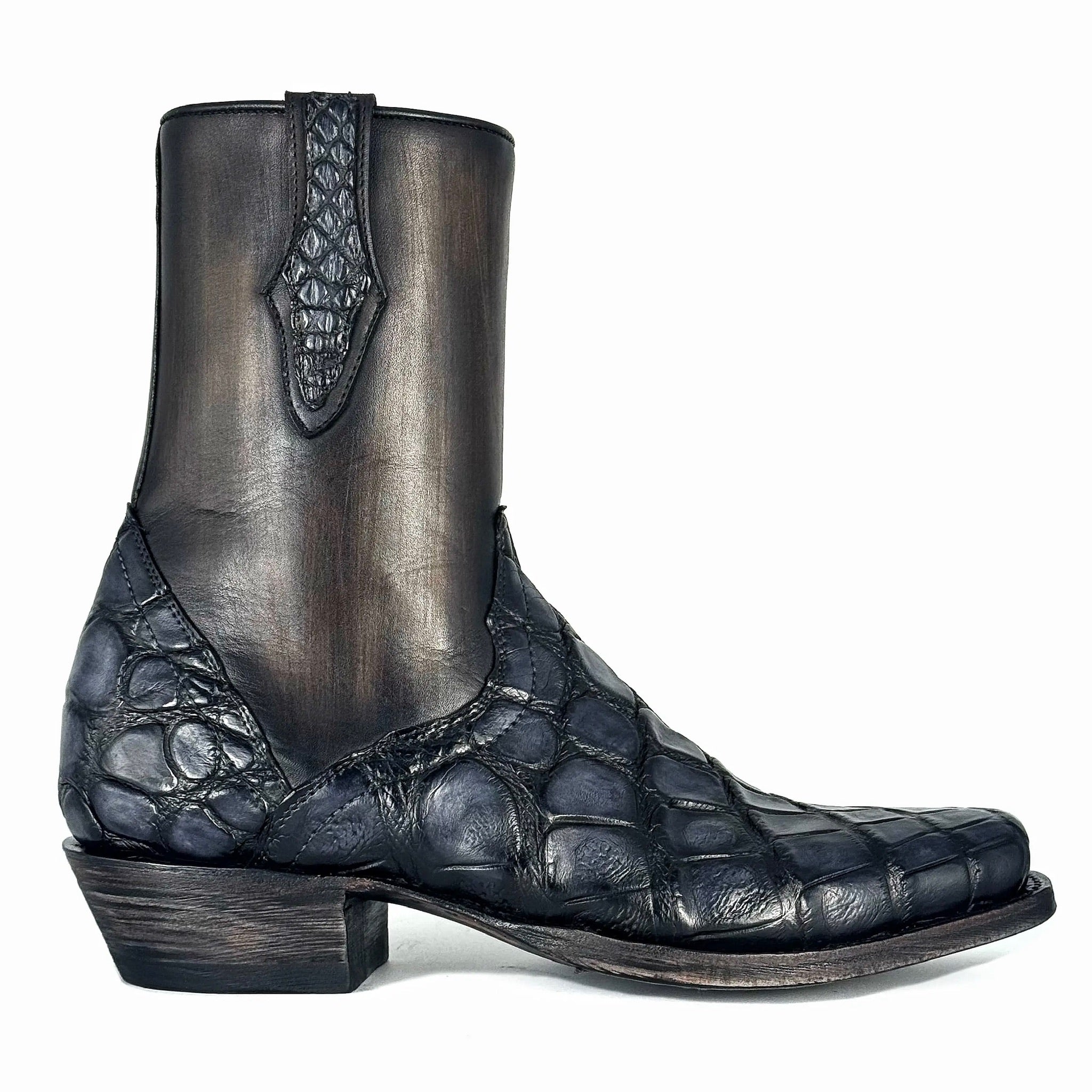 MÁXIMO GRIS AZUL COCODRILO ALLIGATOR NEVADA