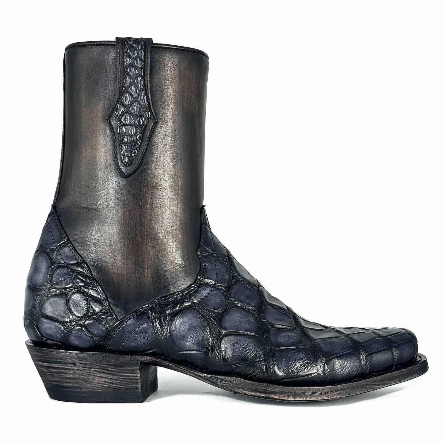 MÁXIMO GRIS AZUL COCODRILO ALLIGATOR NEVADA